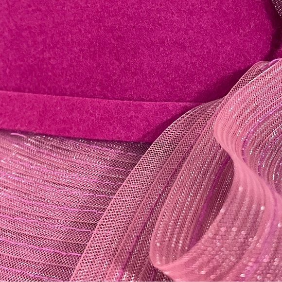 Wool Felt Hat Pink Fuchsia Bow Mysha Bucket Hat - Picture 9 of 16